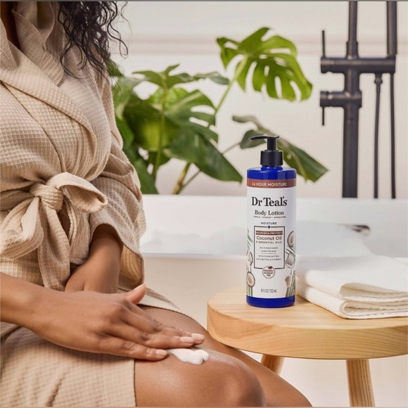 Dr Teal's Nourishing Coconut Oil Body Lotion - 18 fl oz - Picture 3 of 4